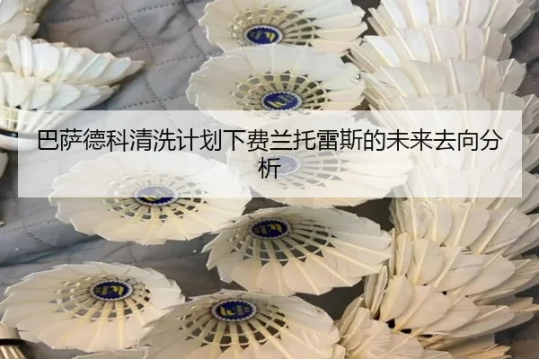 巴萨德科清洗计划下费兰托雷斯的未来去向分析