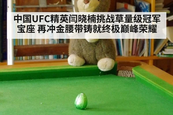 中国UFC精英闫晓楠挑战草量级冠军宝座 再冲金腰带铸就终极巅峰荣耀